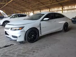 Chevrolet salvage cars for sale: 2017 Chevrolet Malibu LT