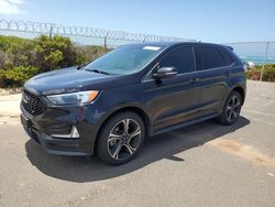 Salvage cars for sale at Kapolei, HI auction: 2019 Ford Edge ST