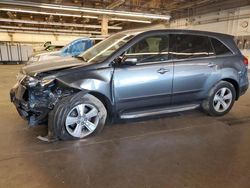 Salvage cars for sale at Wheeling, IL auction: 2010 Acura MDX Technology