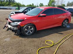 Salvage cars for sale at Bowmanville, ON auction: 2019 Honda Civic LX