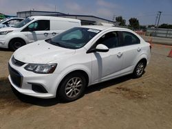 Salvage cars for sale from Copart San Diego, CA: 2017 Chevrolet Sonic LT