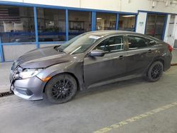 Salvage cars for sale from Copart Pasco, WA: 2017 Honda Civic LX