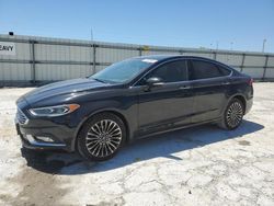 Salvage cars for sale at Walton, KY auction: 2017 Ford Fusion Titanium