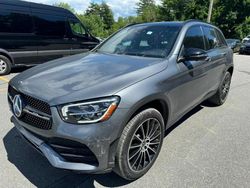 Salvage cars for sale at North Billerica, MA auction: 2022 Mercedes-Benz GLC 300
