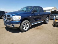 Salvage cars for sale at Brighton, CO auction: 2008 Dodge RAM 1500 ST