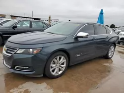 Salvage cars for sale at Grand Prairie, TX auction: 2018 Chevrolet Impala LT