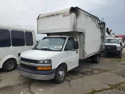 Salvage trucks for sale at Woodhaven, MI auction: 2020 Chevrolet Express G3500