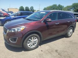 Salvage cars for sale from Copart Moraine, OH: 2016 KIA Sorento LX