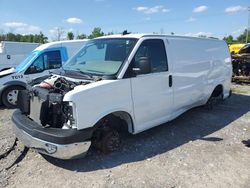 Salvage trucks for sale at Leroy, NY auction: 2022 GMC Savana G2500