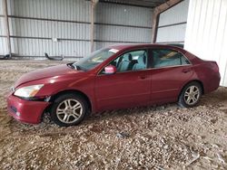 Salvage cars for sale from Copart Houston, TX: 2007 Honda Accord SE