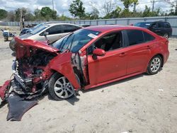 Toyota salvage cars for sale: 2021 Toyota Corolla LE