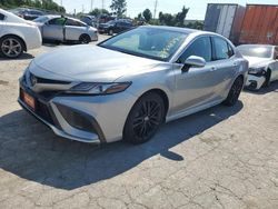 Salvage cars for sale at Bridgeton, MO auction: 2021 Toyota Camry XSE