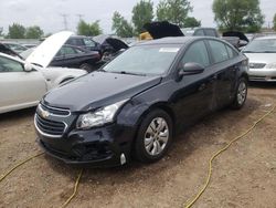 Carros salvage a la venta en subasta: 2015 Chevrolet Cruze LS