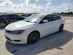 Buy Salvage Cars For Sale now at auction: 2015 Chrysler 200 S