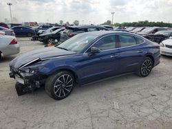 Salvage cars for sale at Indianapolis, IN auction: 2020 Hyundai Sonata SEL Plus