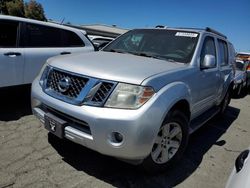 Salvage cars for sale from Copart Martinez, CA: 2008 Nissan Pathfinder S