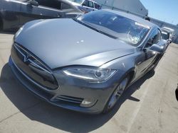 Salvage cars for sale from Copart Vallejo, CA: 2014 Tesla Model S