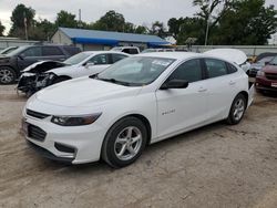 Chevrolet salvage cars for sale: 2016 Chevrolet Malibu LS