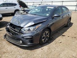 Salvage cars for sale at Elgin, IL auction: 2019 KIA Forte FE