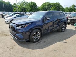 Salvage cars for sale at Marlboro, NY auction: 2022 Toyota Highlander XLE