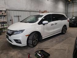 Salvage cars for sale at Milwaukee, WI auction: 2019 Honda Odyssey Elite