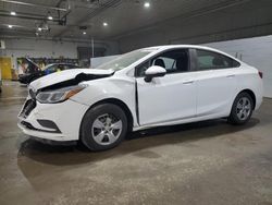 Salvage cars for sale at Candia, NH auction: 2016 Chevrolet Cruze LS