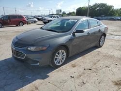 Salvage cars for sale at Oklahoma City, OK auction: 2017 Chevrolet Malibu LT