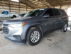 Salvage cars for sale from Copart Phoenix, AZ: 2018 Chevrolet Traverse LS
