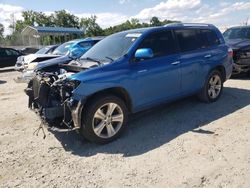 Salvage cars for sale from Copart Spartanburg, SC: 2008 Toyota Highlander Limited