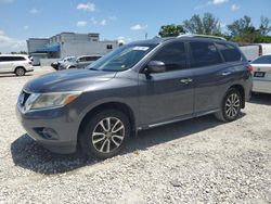 Salvage cars for sale from Copart Opa Locka, FL: 2013 Nissan Pathfinder S