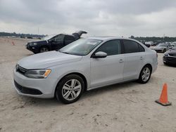 Salvage cars for sale at Houston, TX auction: 2013 Volkswagen Jetta Hybrid