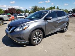 Nissan salvage cars for sale: 2017 Nissan Murano S