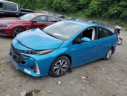 Toyota salvage cars for sale: 2017 Toyota Prius Prime