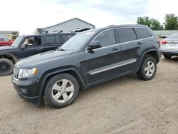 Salvage cars for sale at Portland, MI auction: 2012 Jeep Grand Cherokee Laredo