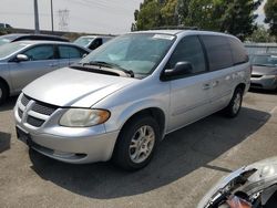 Salvage cars for sale from Copart Rancho Cucamonga, CA: 2001 Dodge Grand Caravan EX
