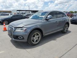 Salvage cars for sale at Grand Prairie, TX auction: 2013 Audi Q5 Premium Plus