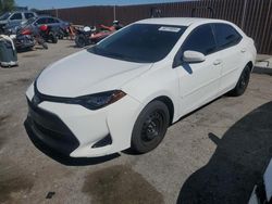 Toyota Corolla l salvage cars for sale: 2017 Toyota Corolla L