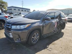 Salvage cars for sale at Albuquerque, NM auction: 2017 Toyota Highlander SE