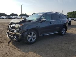 Salvage cars for sale at East Granby, CT auction: 2012 Acura MDX Technology