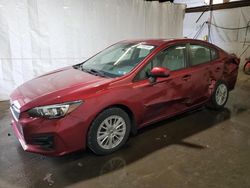 Subaru Impreza salvage cars for sale: 2018 Subaru Impreza Premium