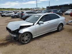 Mercedes-Benz c-Class salvage cars for sale: 2012 Mercedes-Benz C 300 4matic