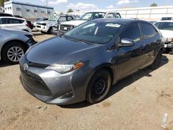 Salvage cars for sale at Albuquerque, NM auction: 2018 Toyota Corolla L