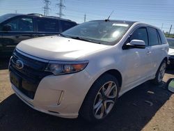 Salvage cars for sale at Elgin, IL auction: 2013 Ford Edge Sport