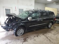 Salvage cars for sale at Davison, MI auction: 2016 Chrysler Town & Country Touring L