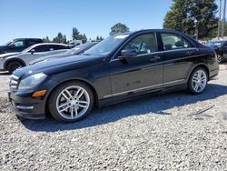 Salvage cars for sale from Copart Graham, WA: 2013 Mercedes-Benz C 300 4matic