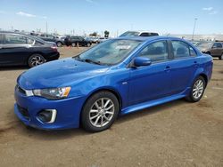 Salvage cars for sale at Brighton, CO auction: 2016 Mitsubishi Lancer ES