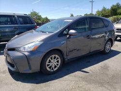 Salvage cars for sale at San Martin, CA auction: 2016 Toyota Prius V