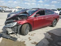 Salvage cars for sale at Grand Prairie, TX auction: 2015 Chrysler 200 Limited