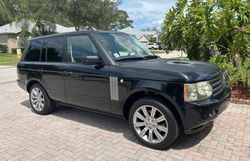 Salvage cars for sale at Orlando, FL auction: 2006 Land Rover Range Rover HSE