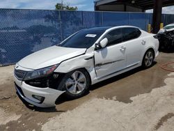 Salvage cars for sale at Riverview, FL auction: 2014 KIA Optima Hybrid